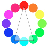 harmonious color triplet