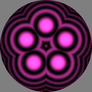 Ring of purple RingedSpots