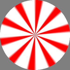 hard radial stripes
