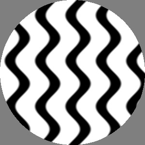SineShear applied to vertical stripes
