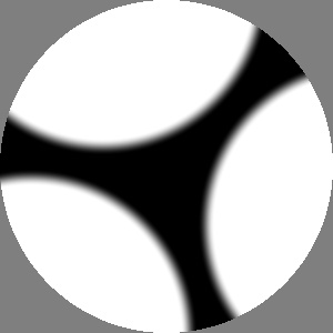SpotsInCircle with big (0.5) spots